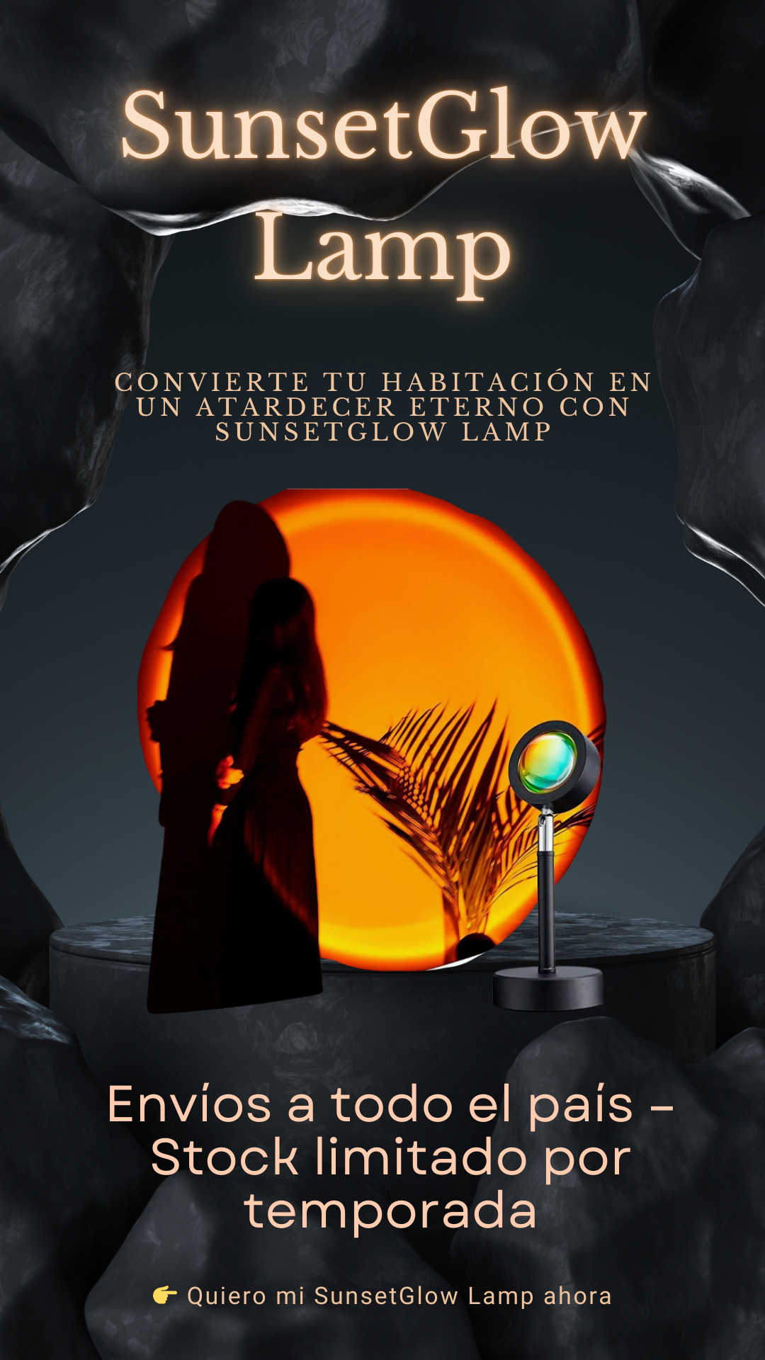 Lampara SunsetGlow Lamp