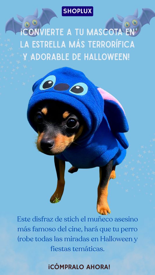 Stitch Pet Costume 🐶💙